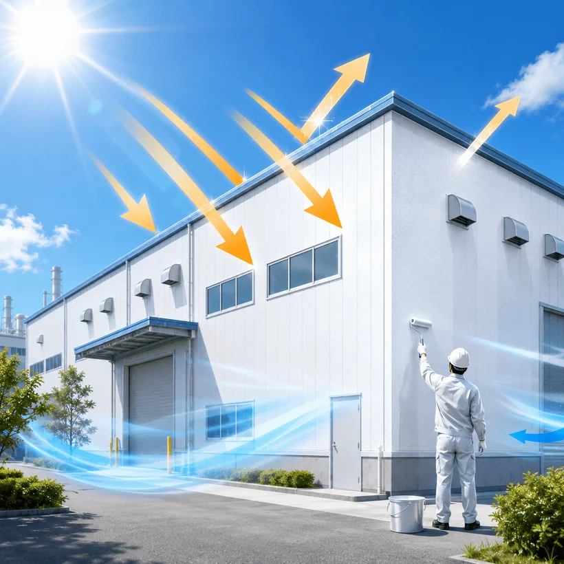 工場・倉庫の暑さ対策のイメージ